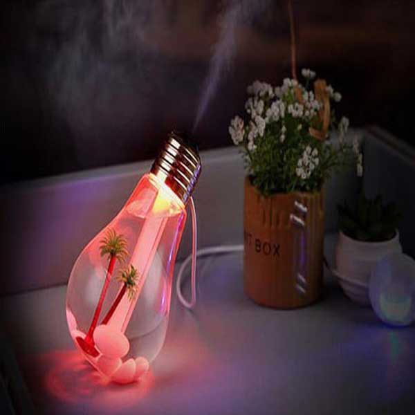 دستگاه بخور سرد طرح لامپ Lamp Design Humidifier with Mini USB
