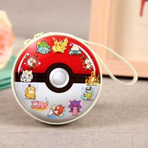کیف هندزفری طرح پوکمن Pokemon Design Coin, Keychain, Handsfree Bag