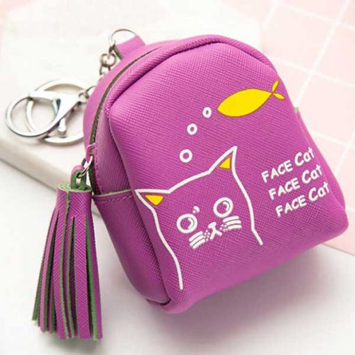 کیف هندزفری طرح گربه کوله BackPack Cat Coin, Keychain, Handsfree Bag