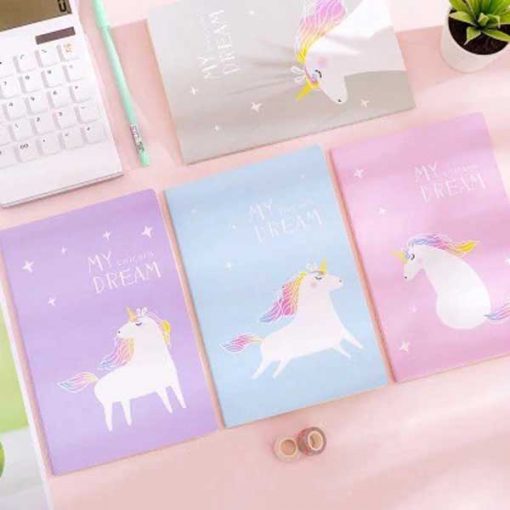 دفتر خط دار 30 برگ یونیکورن Unicorn Note book