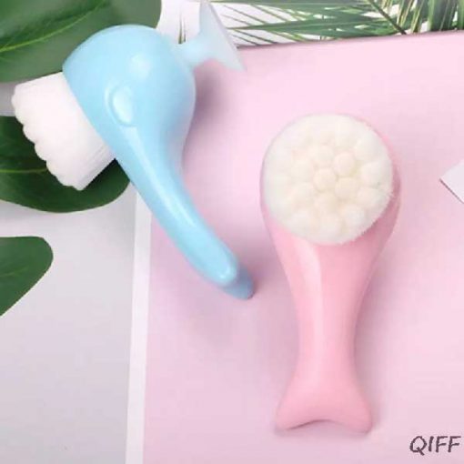 فیس براش دستی گیره دار ماهی Face fish hand brush  