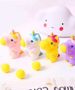 یونیکورن سیلیکونی توپ پرتاب کن Throw a silicone unicorn