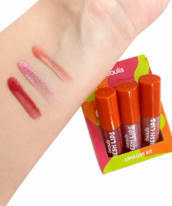 پک ۳ عددی رژ لب مایع شاین Beauliss Fresh Lips - 343