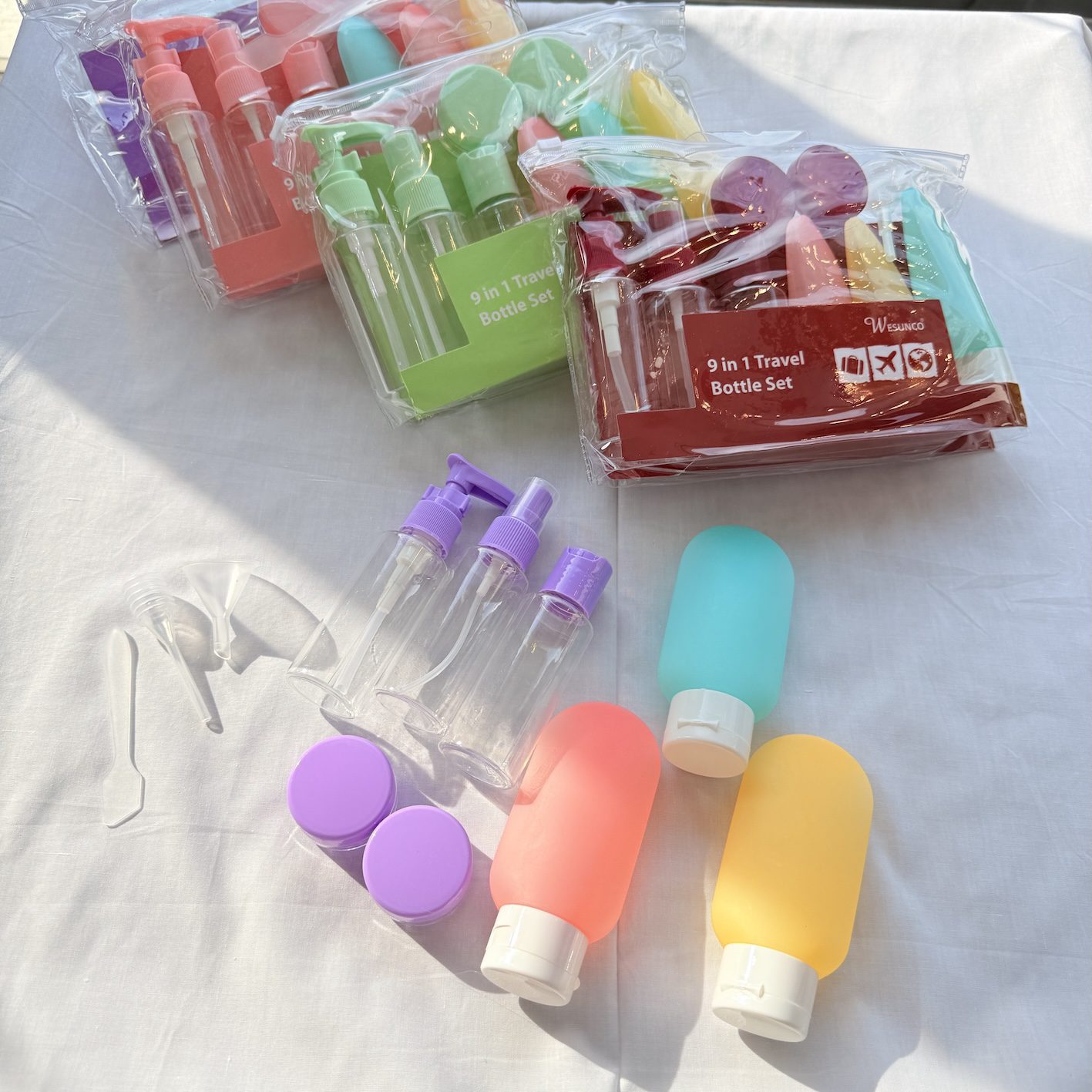 ست بطری مسافرتی ۹ تکه ست بطری مسافرتی ۹ تکه